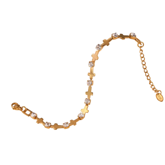 Eternal Cross Bracelet