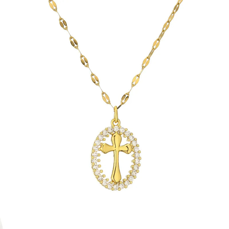 Tranquil Cross Necklace