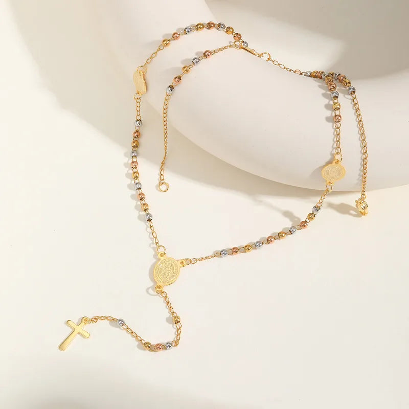 Y-Cross Grace Necklace