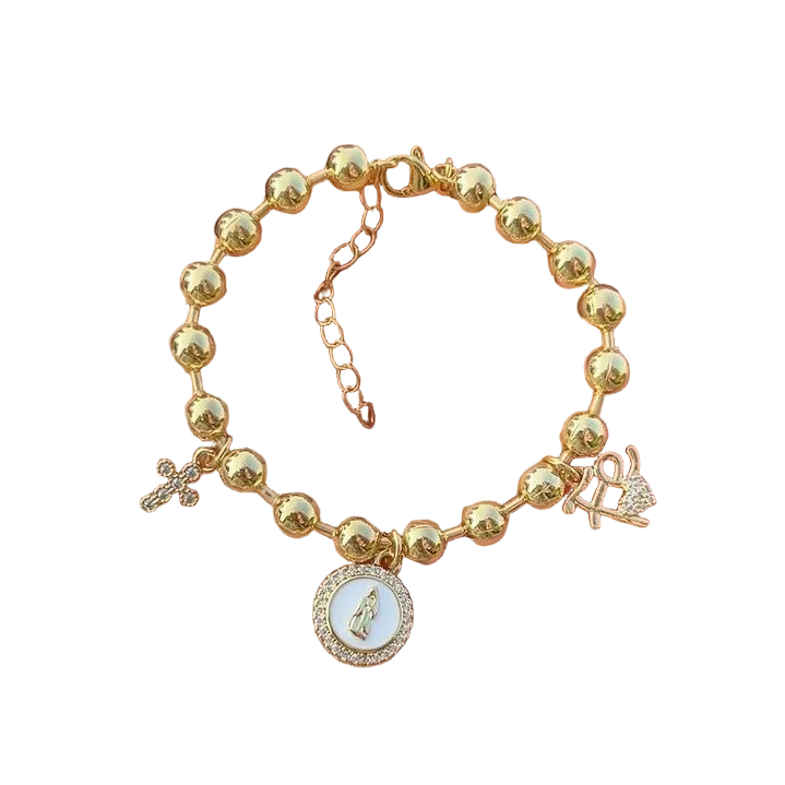 Eternal Faith Ball Chain Bracelet