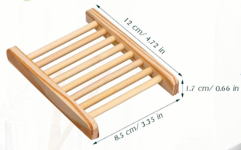 EcoSoothe Bamboo Soap Dish