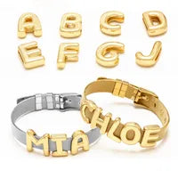 Golden Initials Charms