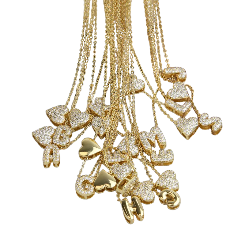 LustraLetter Bubble Pendant