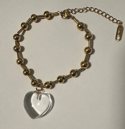 Heartfelt Vibes Ball Chain Bracelet