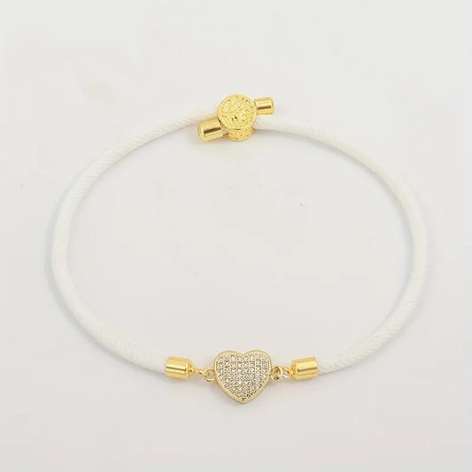 Lustra Heart Zirconia Bracelet
