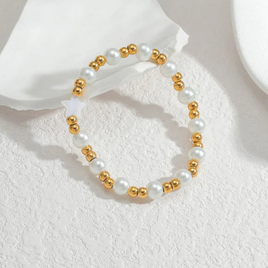 Golden Muse Pearl Bracelet