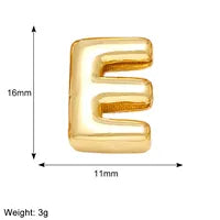 Golden Initials Charms