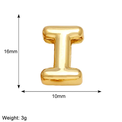 Golden Initials Charms