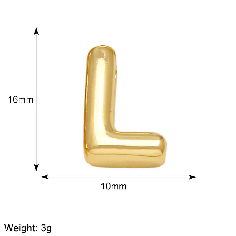 Golden Initials Charms
