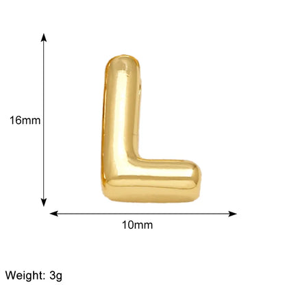 Golden Initials Charms