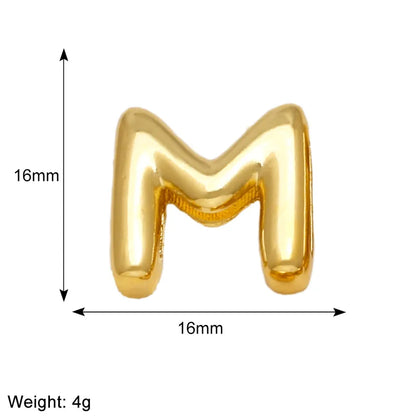 Golden Initials Charms