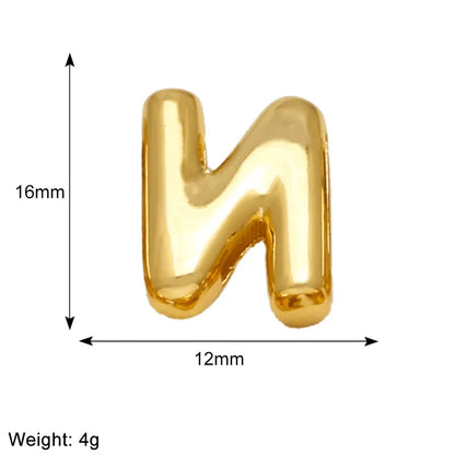 Golden Initials Charms