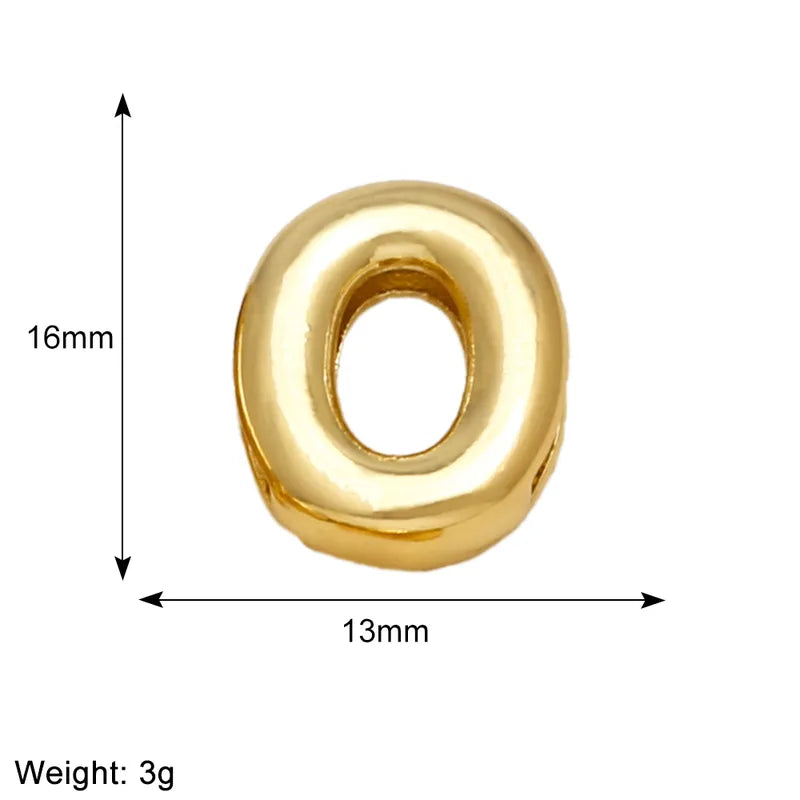 Golden Initials Charms