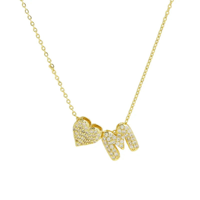 LustraLetter Bubble Pendant