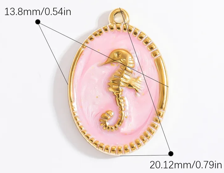 Tideborn Starfish and Seahorse Pendants