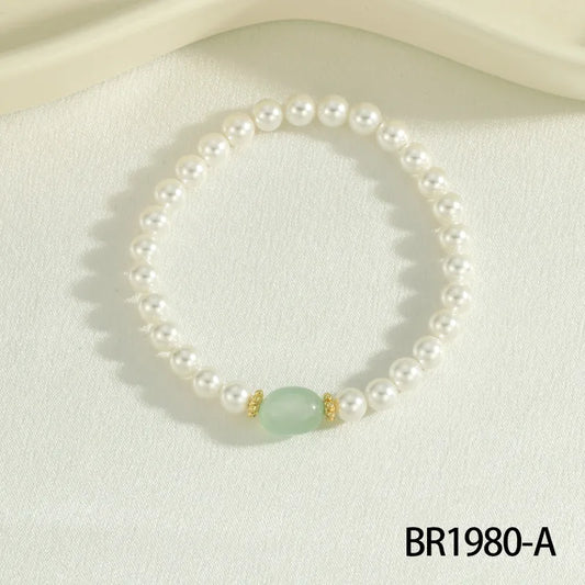 Gem Glow Beaded Bracelet