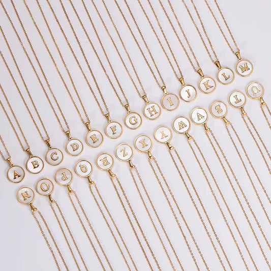 AuraCharm Letter Necklace