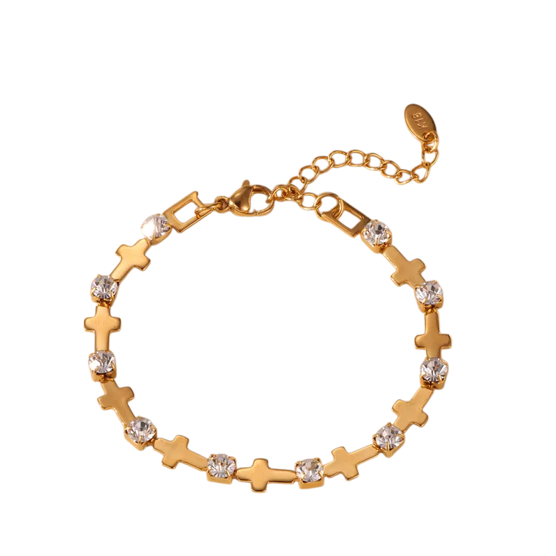 Eternal Cross Bracelet