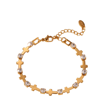 Eternal Cross Bracelet