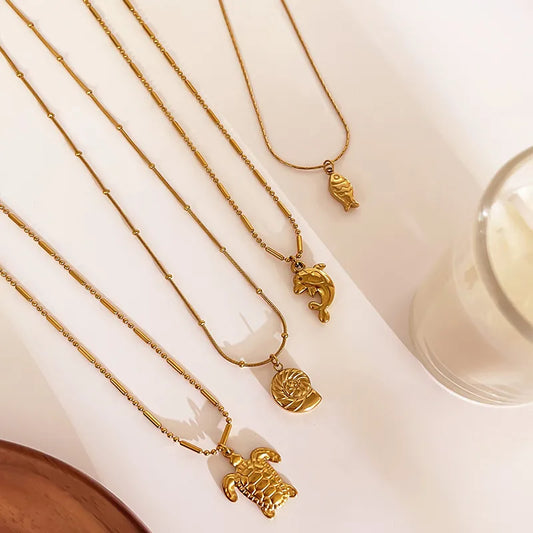 Ocean Whispers Pendant Necklace