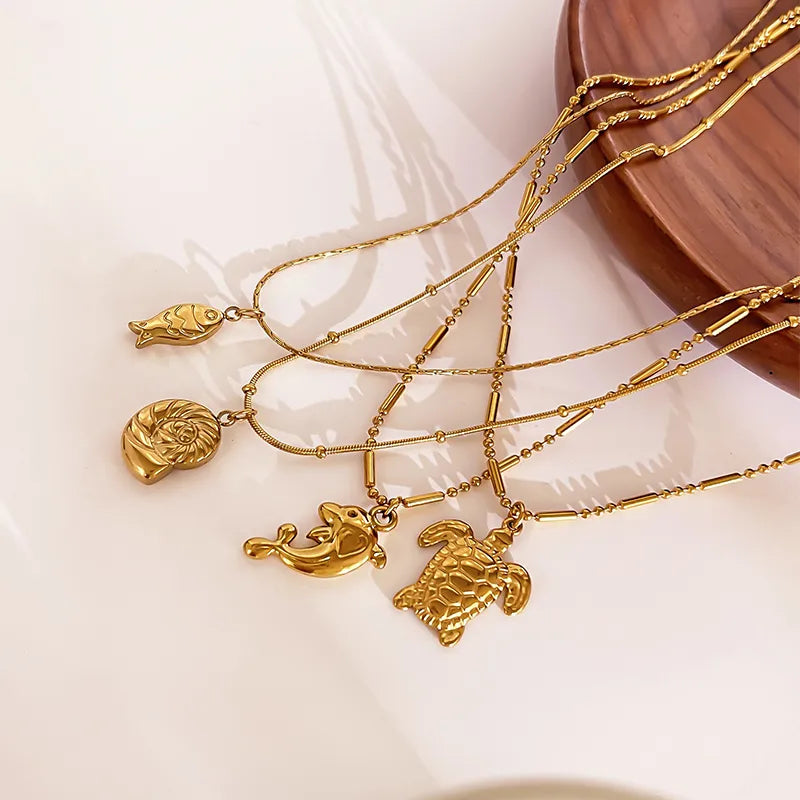 Ocean Whispers Pendant Necklace