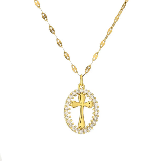 Tranquil Cross Necklace