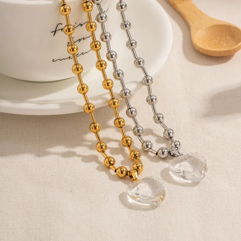 Heartfelt Vibes Ball Chain Necklace