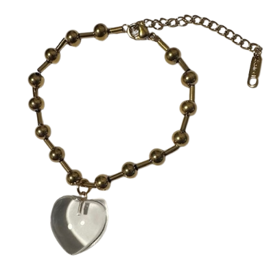 Heartfelt Vibes Ball Chain Bracelet